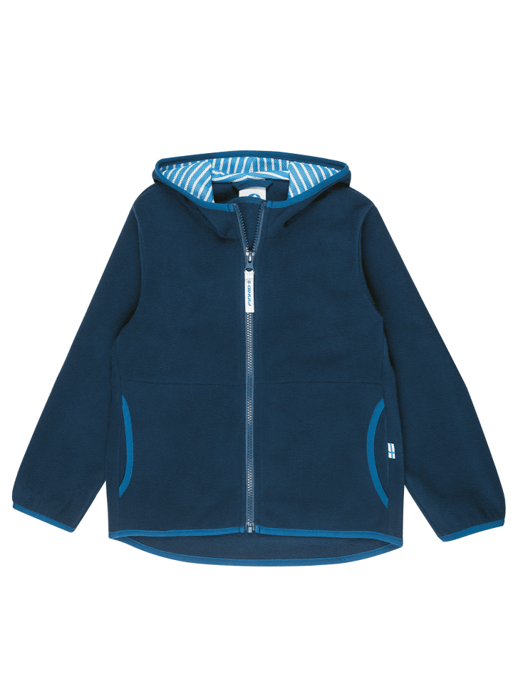 finkid Fleecejacke Paukku Zip In in Dunkelblau günstig kaufen 80/86