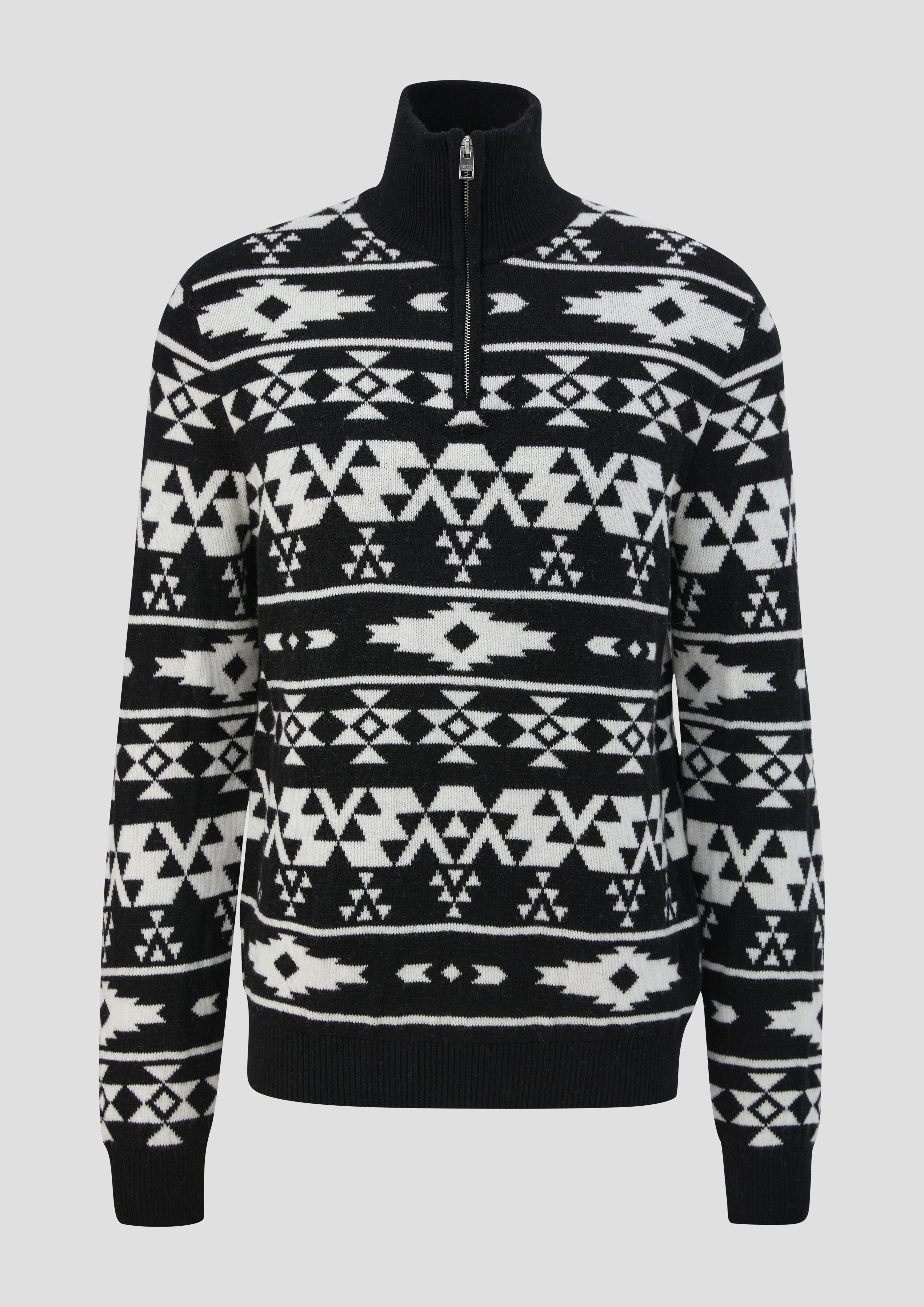 Troyer mit Jacquard-Muster  2137419-99A3