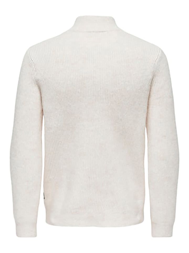 ONLY & SONS Pullover in Creme günstig kaufen