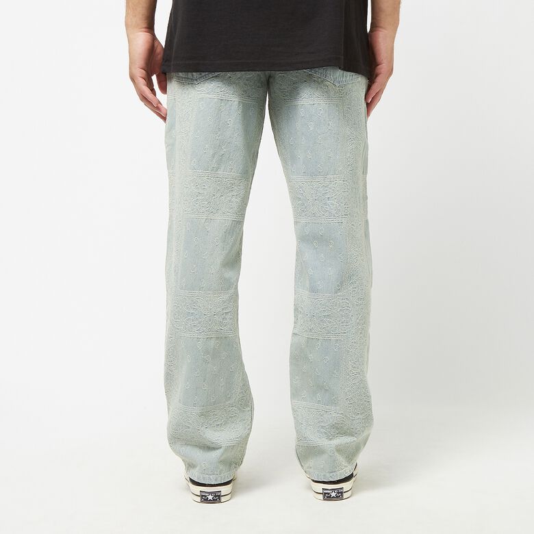Pleasures Merit Denim Work Pant light blue