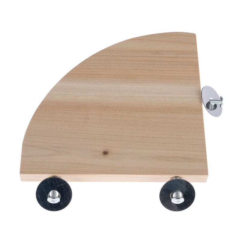 TIAKI Eckplattform aus Holz für Kleintiere