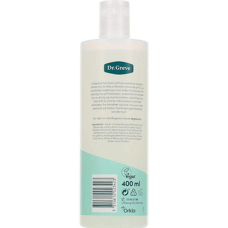 Dr Greve Intimvask 400 ml Sensitiv, Dr Greve
