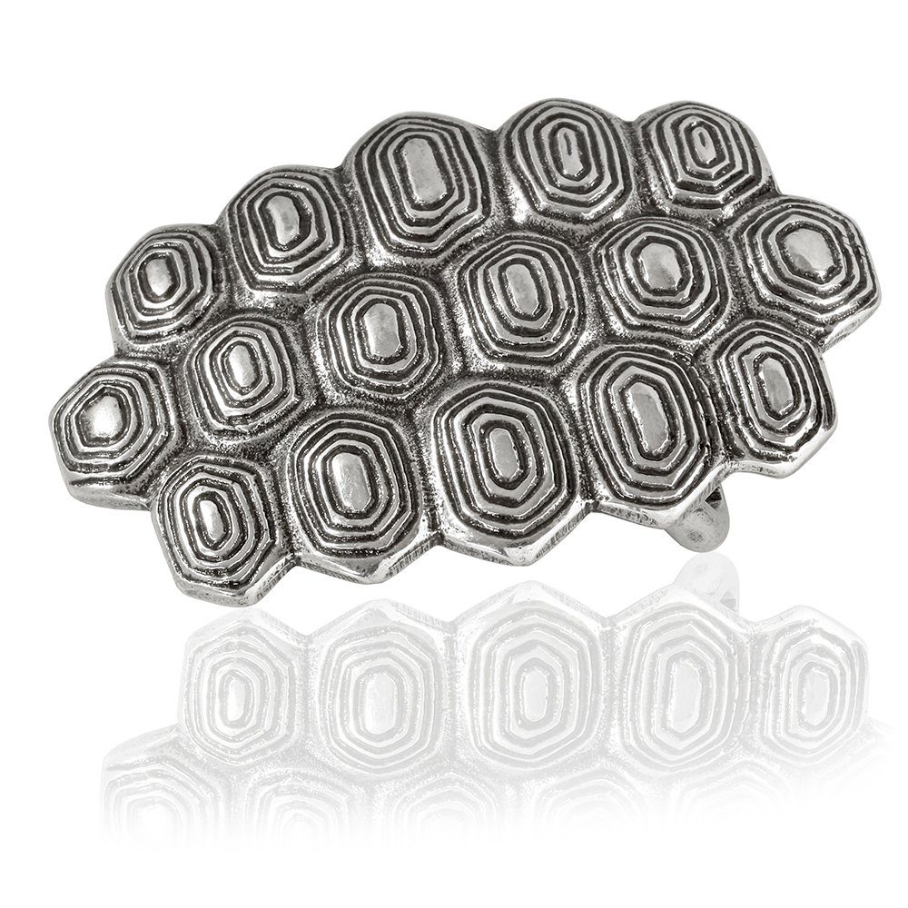 FREDERIC HERMANO Gürtelschnalle 30mm Zamak Silber - Buckle Turtle - 323407520020