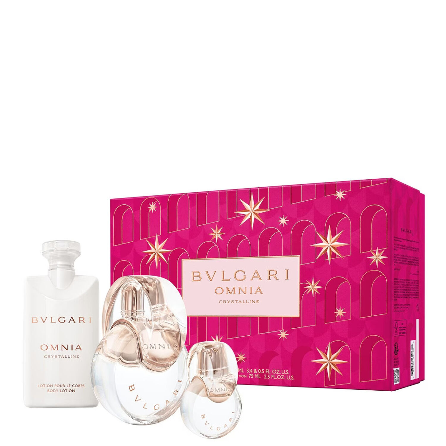 Bulgari Omnia Crystalline Coffret Eau de toilette 100 ml + 2 Produits