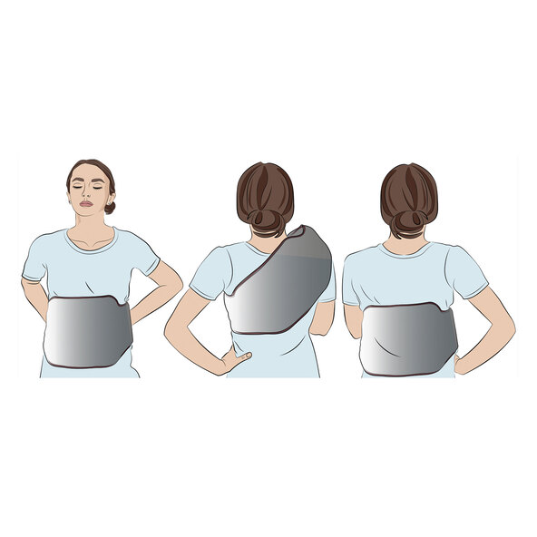 Wärmflaschen-Set, Gürtel & Füße, 5-tlg.