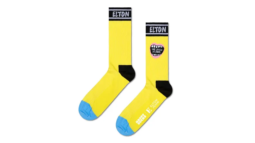 Happy Socks Unisex Socken The Bitch Is Back Yellow