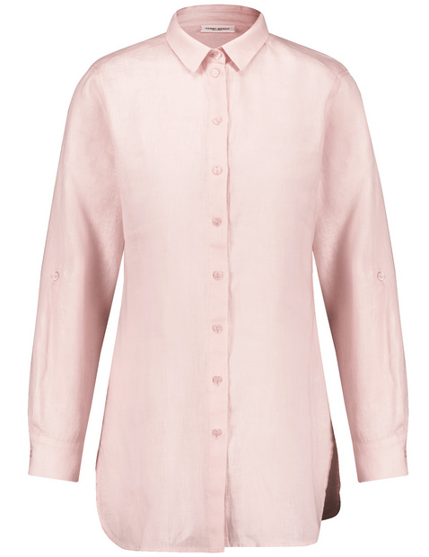 Longbluse aus Leinen