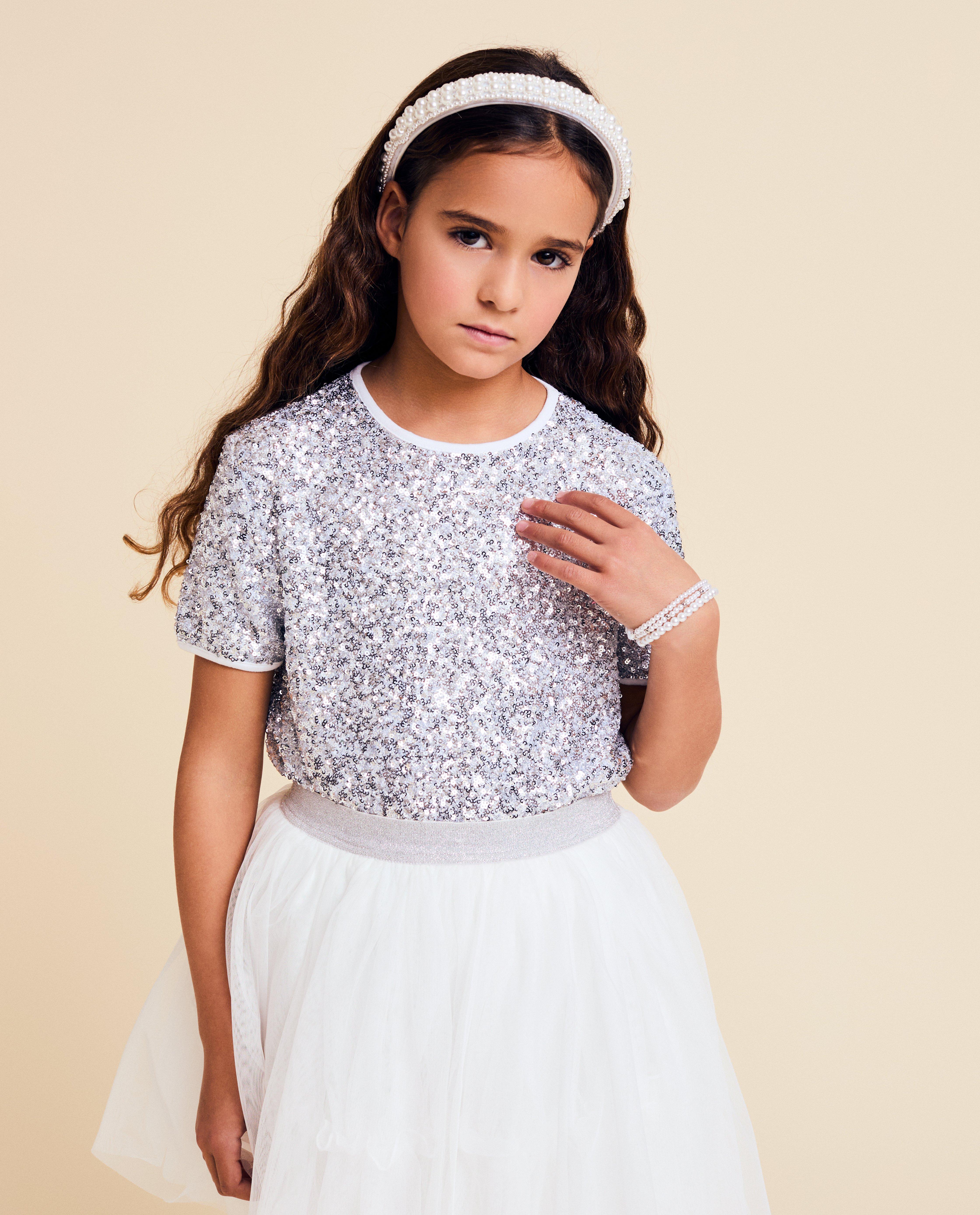 Tricou Milla Star cu paiete, Ocazii speciale gri