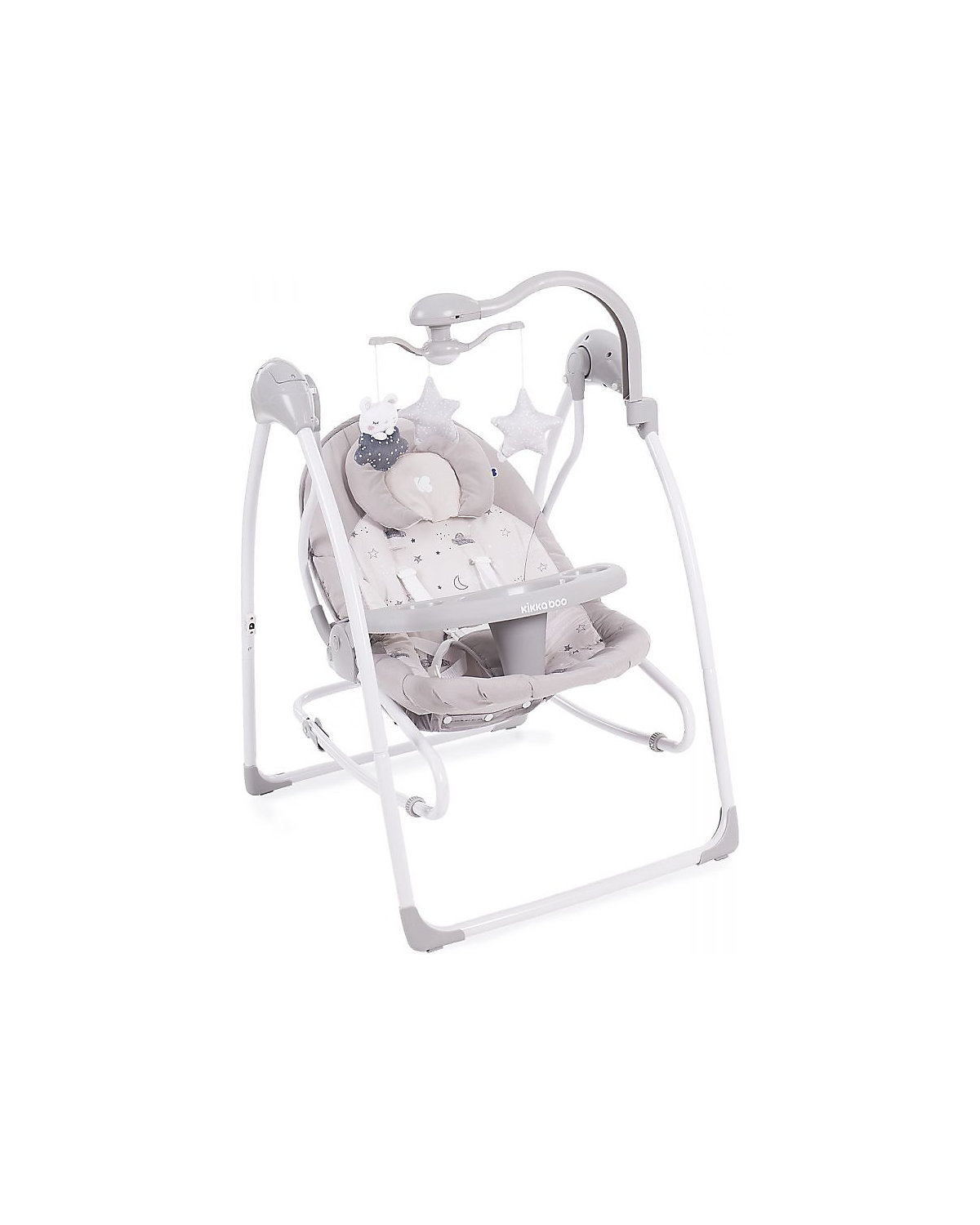 Babyschaukel Mia 2in1, Schaukelstuhl Musik verstellbare Rückenlehne Babywippen