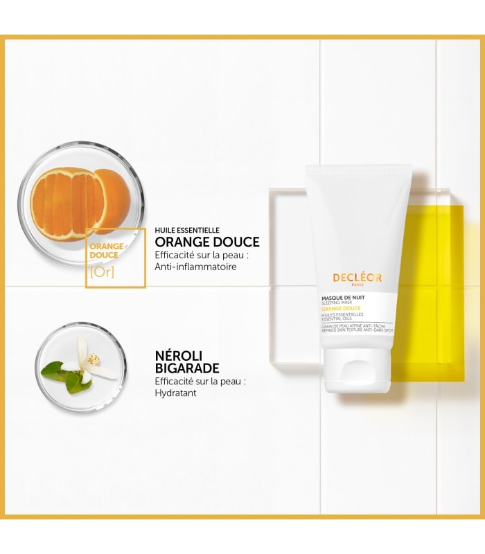 DECLÉOR-ORANGE DOUCE-Masque visage nuit anti-taches