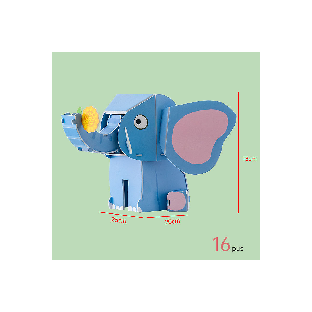 Handgefertigt Tiere Puzzle Modell Spielzeug 3D Puzzle Tiere Kinder Handgefertigt