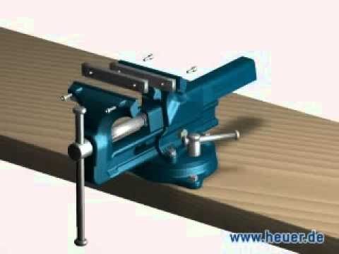 Morsa Heuer Brockhaus 101120 con ganasce intercambiabili - 120 mm
