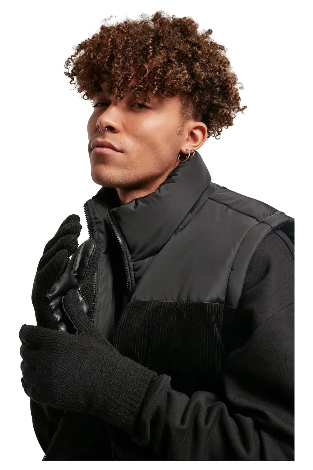 Urban Classics  Handschuhe - Schwarz - Meliert