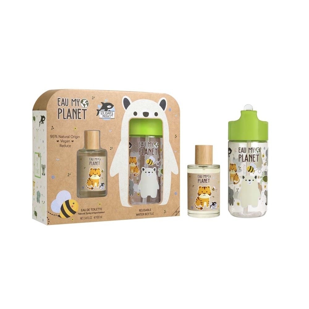 Air-Val Eau my Planet Coffret EDT 100 ml + Boute ille d'eau Coffret Eau de Toilette