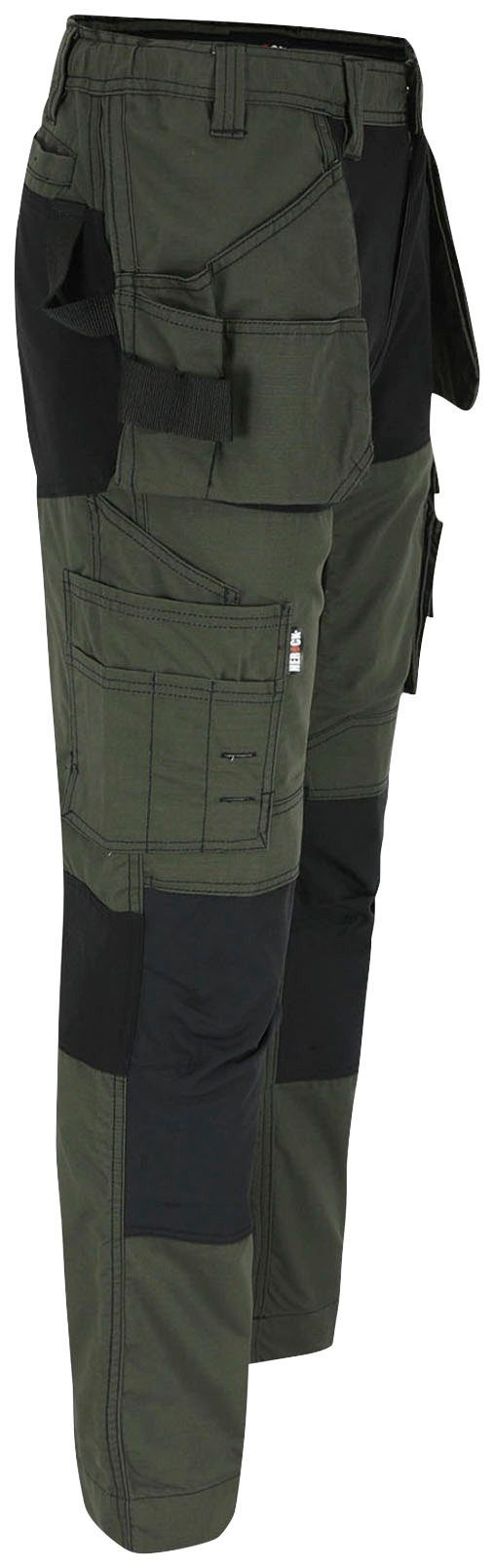 Herock Arbeitshose Spector Hose Multi-Pocket-Hose mit 2 festen Nageltaschen und 4-Wege-Stretch-Teilen