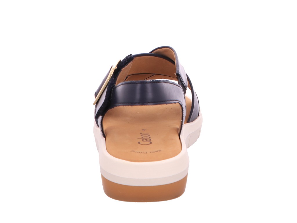 GABOR Komfort Sandalen blau Gabor Fashion Plateau Sandale 24.603.26