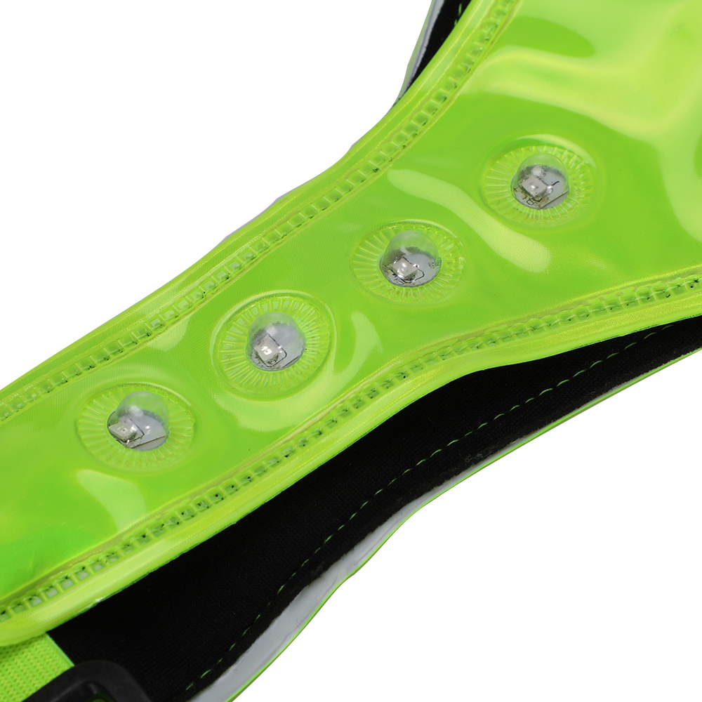 Powertec LED Reflektor-Weste wiederaufladbar mit Li-Io akku