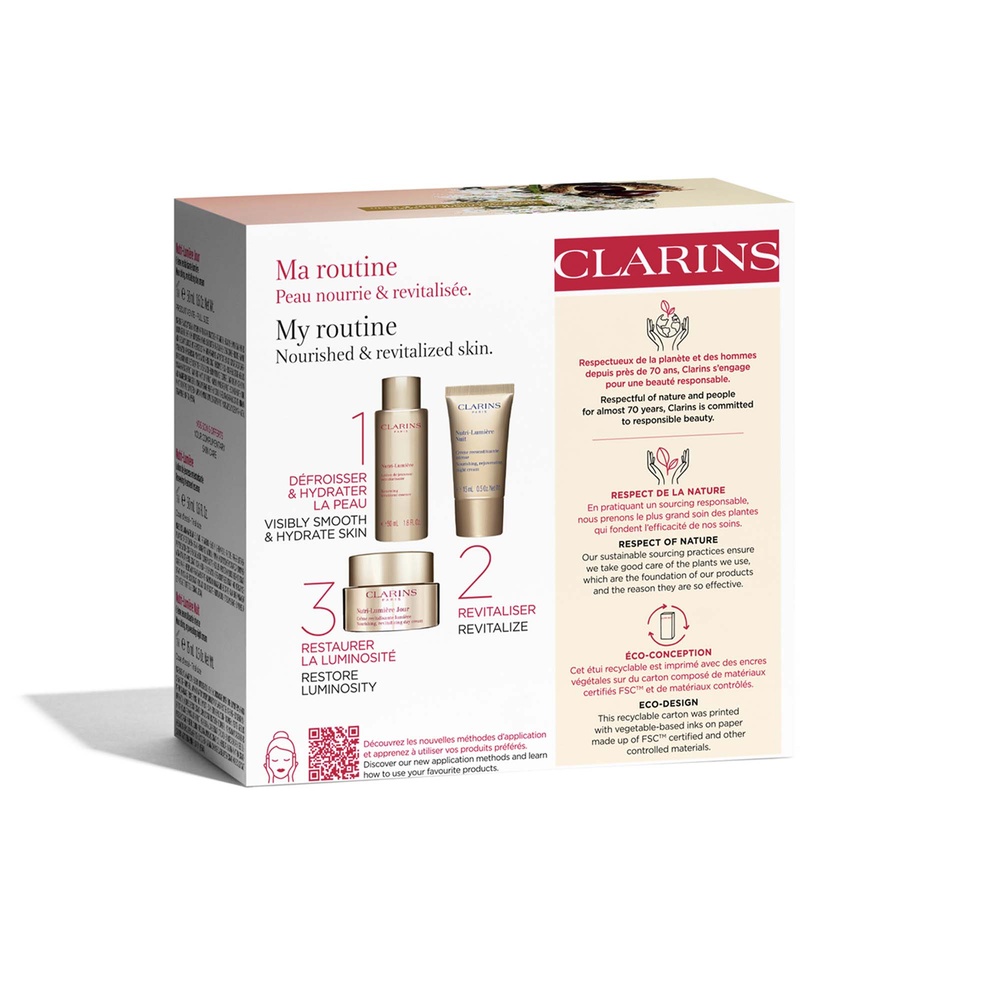 Clarins Coffret Mes essentiels nutrition & vitalité Soin visage anti-âge, anti-rides dès 60ans