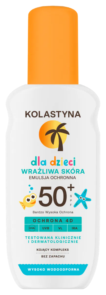 Kolastyna Sun Kids SPF50+ - Заштитна емулзија за осетљиву кожу за децу, спреј SPF 50+ 150 мл