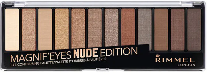 „Rimmel Magnif'Eyes Nude Edition“ akių šešėlių paletė, 001 Nudes