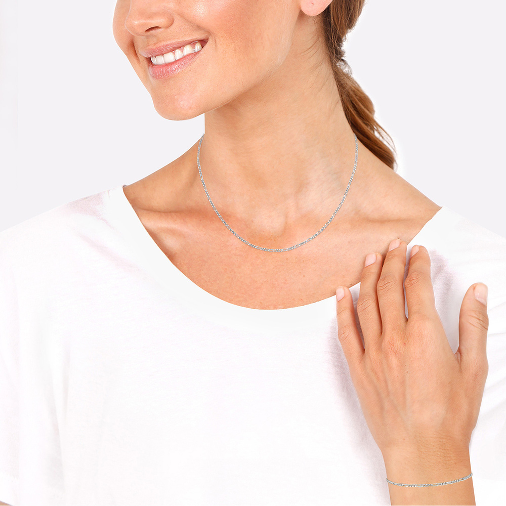 Elli Elli Ensemble de Bijoux Figaro pour dames - Ensemble de base en 925/1000 argent m Bijoux