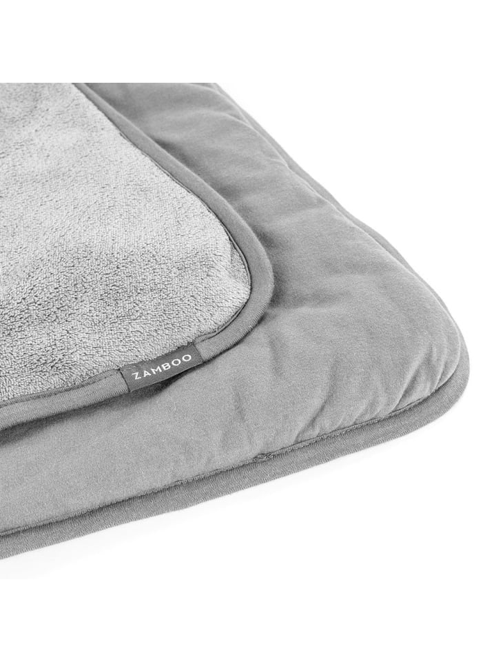 Zamboo Einschlagdecke für Babyschale - leicht gefüttert in grau günstig kaufen onesize