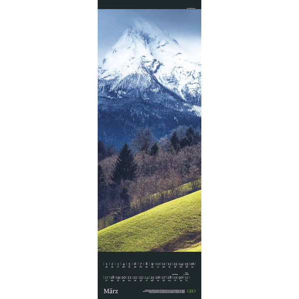GEO VERTIKAL XXL: MAGIE DES AUGENBLICKS 2024 - WAND-KALENDER - Kalender