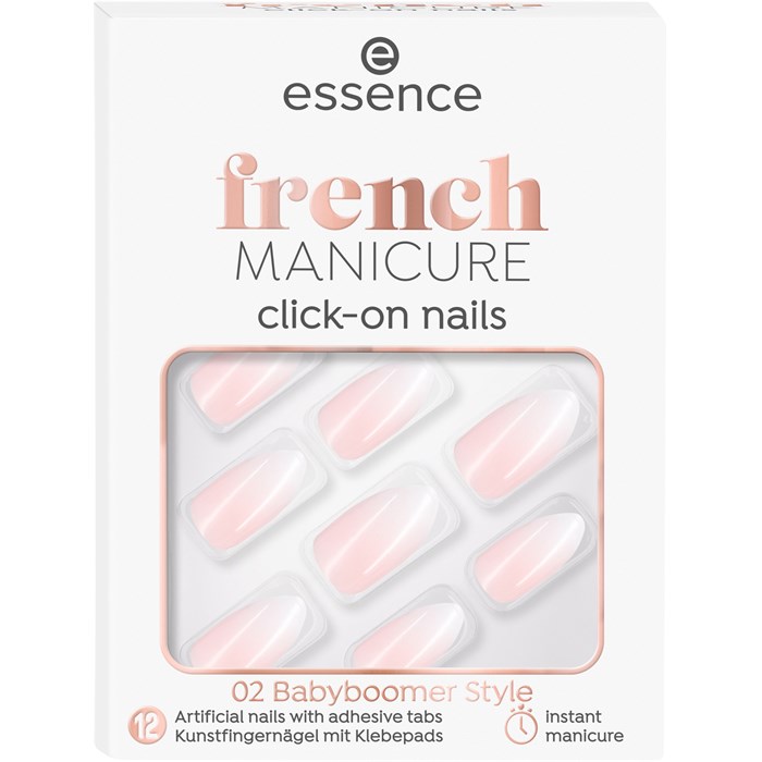 French MANICURE Click-On Nails