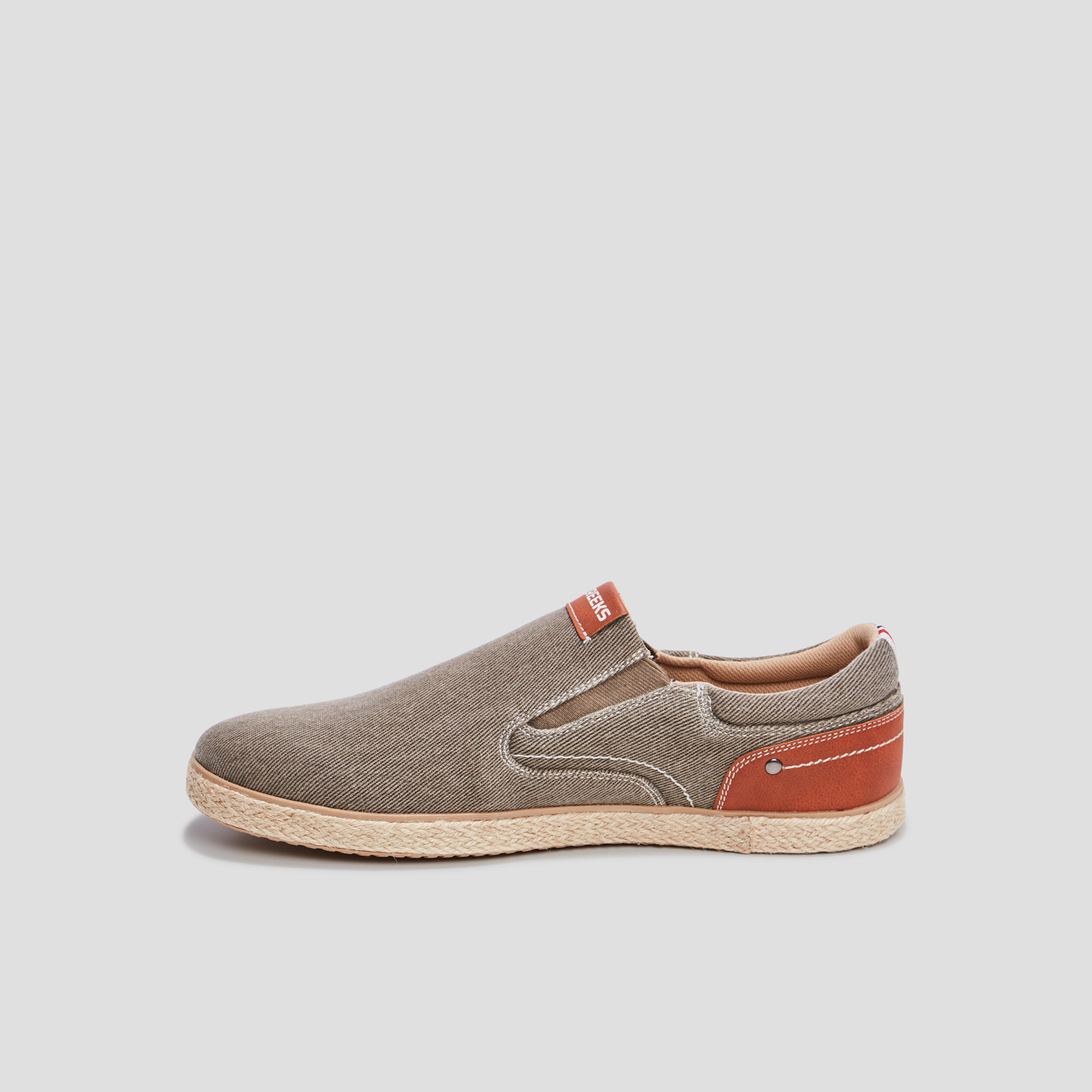 Loafers emboîtants Creeks vert kaki homme | La Halle