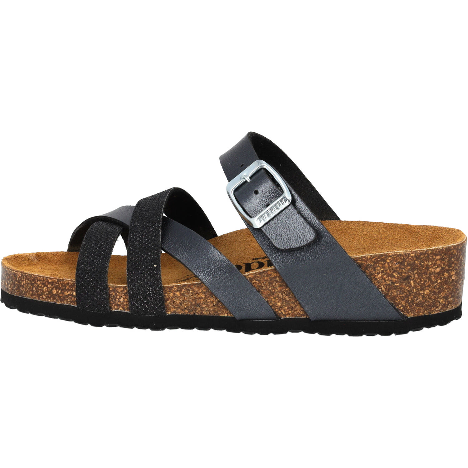 Palado Balmur, Pantoletten, Damen, Anthrazit Metallic