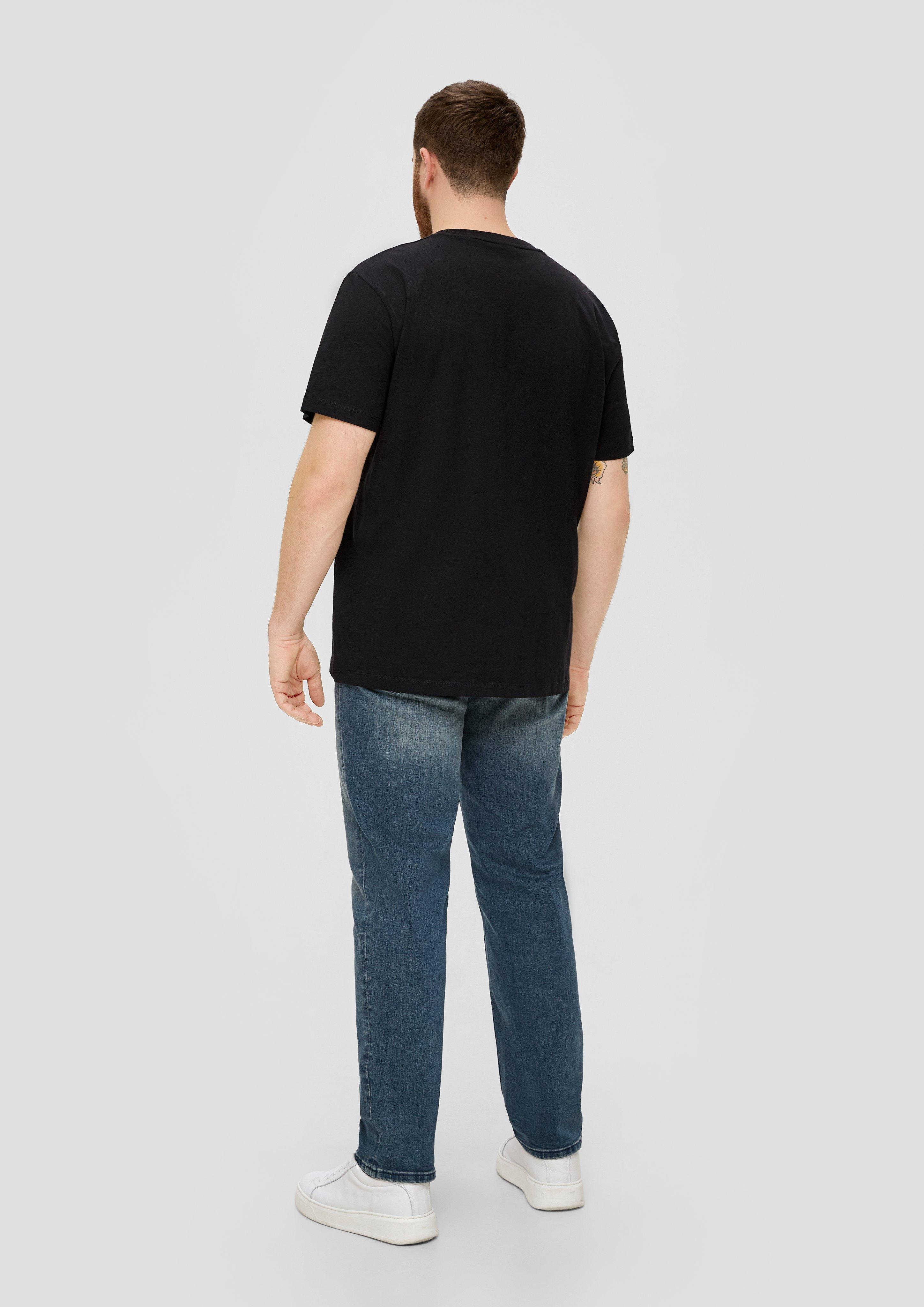 Baumwollshirt mit Ikat-Frontprint  2143242-99D1