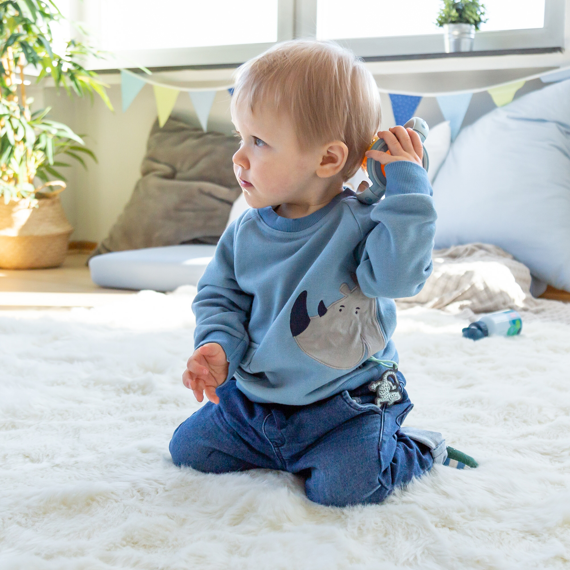 Babyjeans zum Krempeln