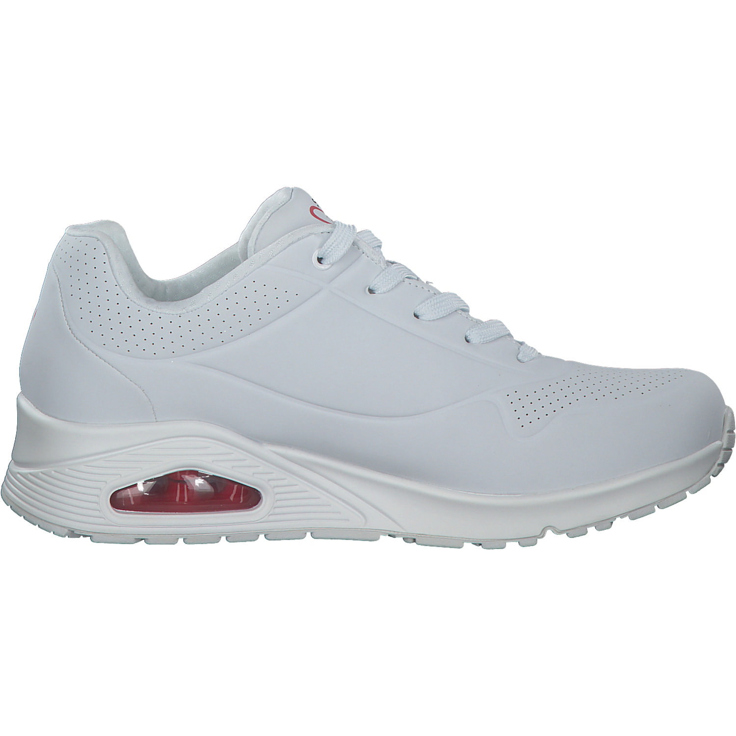 Skechers 177980, Schnürschuhe, Damen, white/red