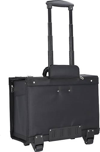 Alassio 2-Rollen Pilotentrolley 40 cm Laptopfach
