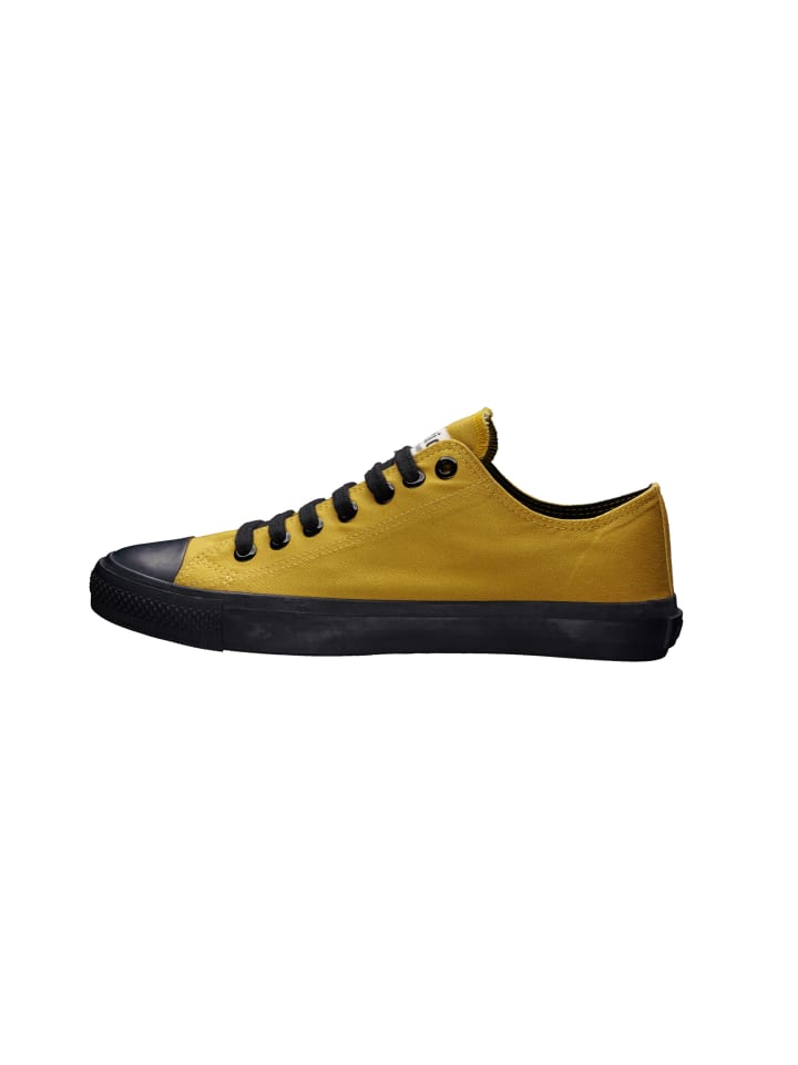 ethletic Canvas Sneaker Black Cap Lo Cut in Mustard Yellow P | Jet Black günstig kaufen