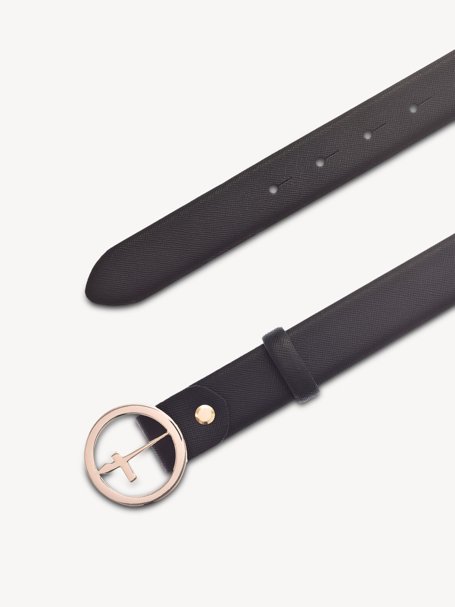 Ceinture en cuir - noir