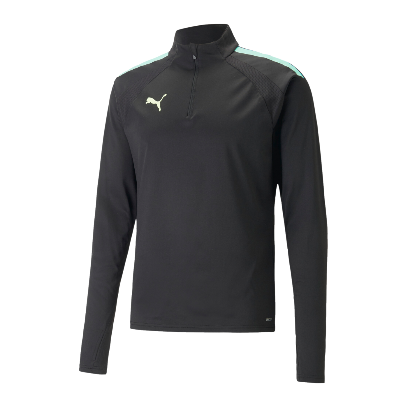 PUMA teamLIGA HalfZip Sweatshirt Schwarz F51