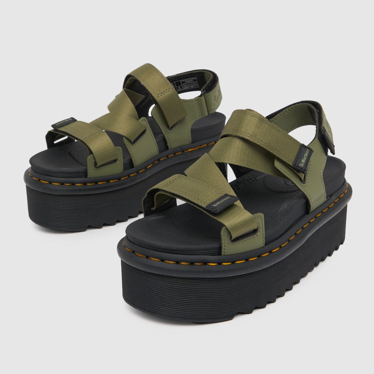 Dr. Martens Kimber szandál khaki színben