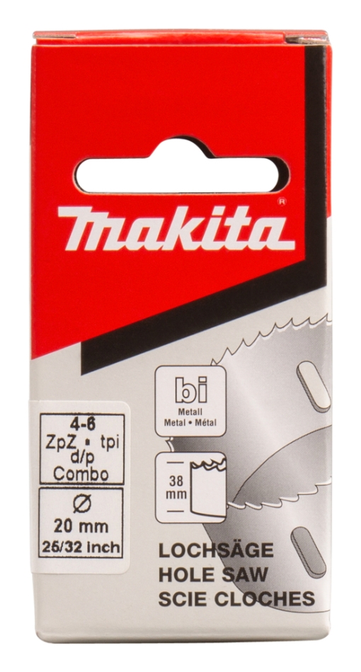 Makita pribor P-52473 Pila za rupe 20 mm HSS Bimetal Bijela