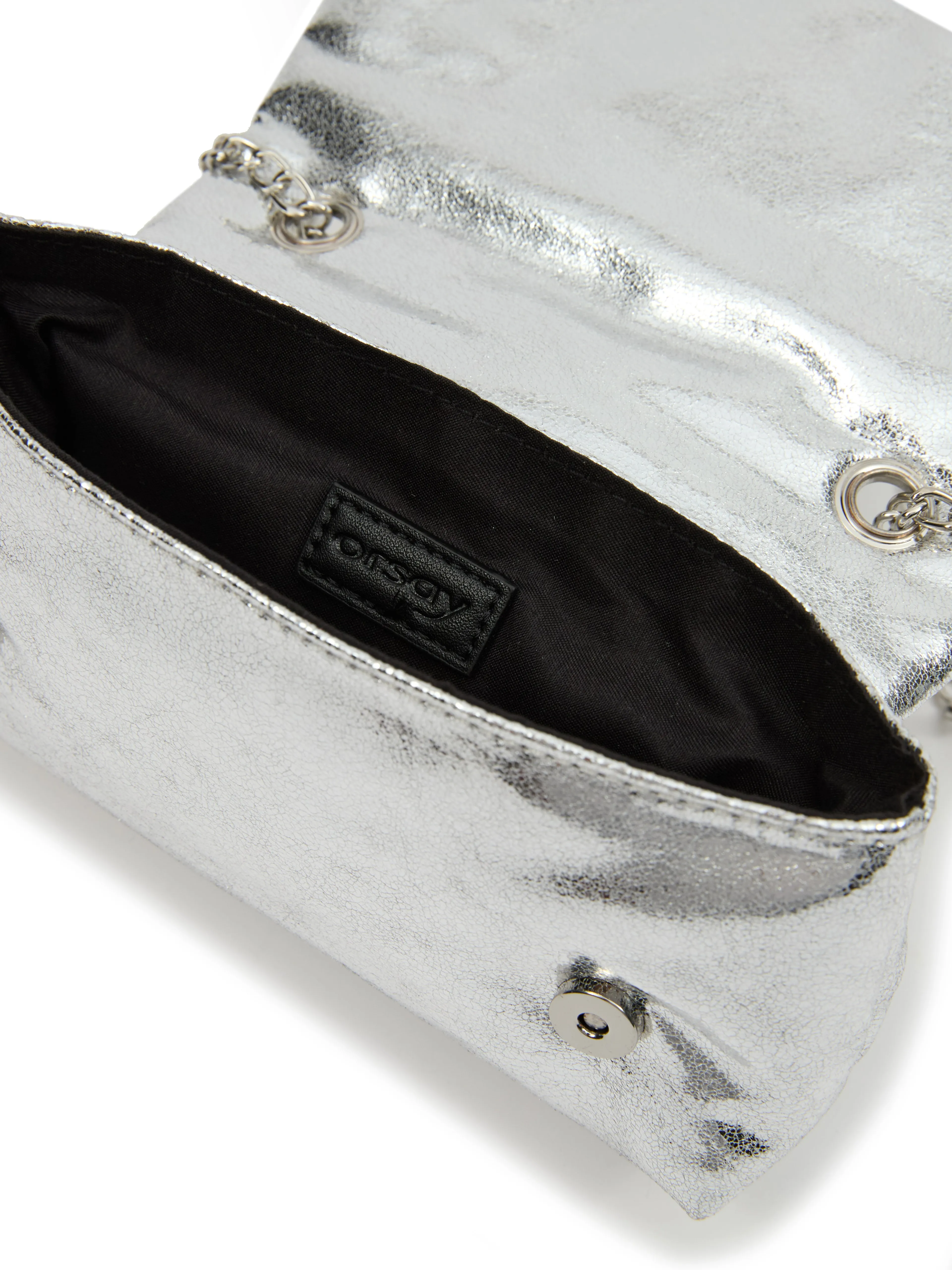 Silberne Damenhandtasche ORSAY