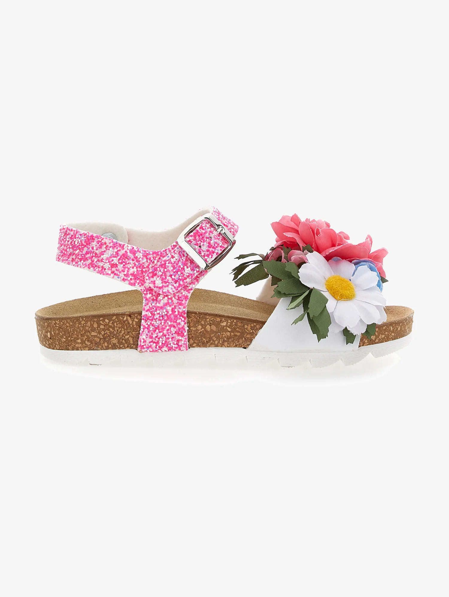 Monnalisa BOTANIC BOUQUET GLITTER - Sandalias