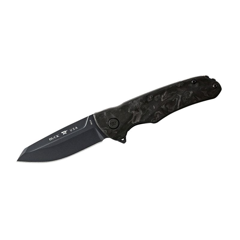 Buck Sprint Pro Brown Burlap Micarta S30V 0841BRS1