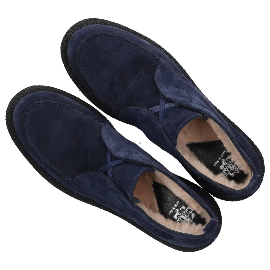 Truman's - Stiefeletten 9827 Veloursleder - blau