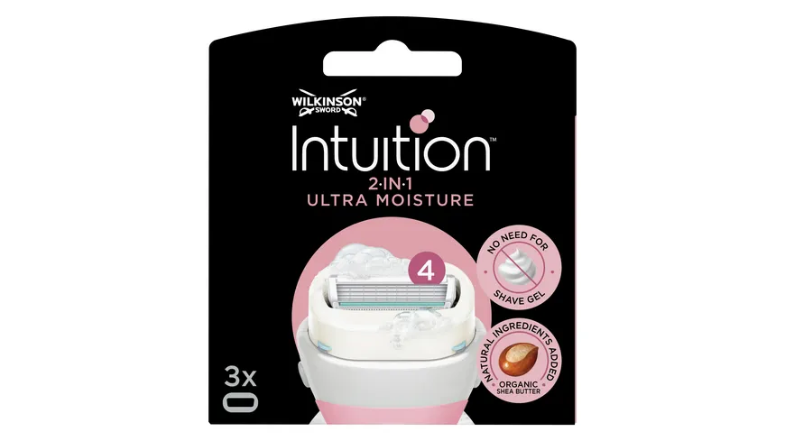 WILKINSON SWORD Intuition 2in1 Ultra Moisture 3er Klingen