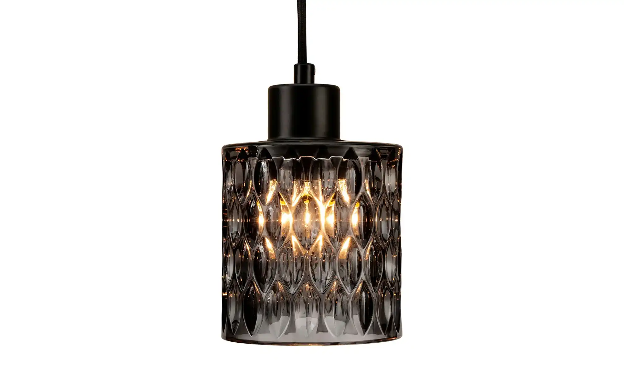 Pendelleuchte, 1-flammig, Rauchglas ´klein´