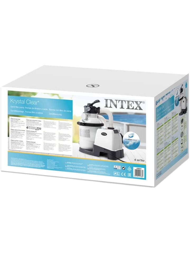 Intex RCD Sandfilterpumpe - SX1500 (4,5m³l/hr, bis 20m³ Pool) in weiß günstig kaufen onesize
