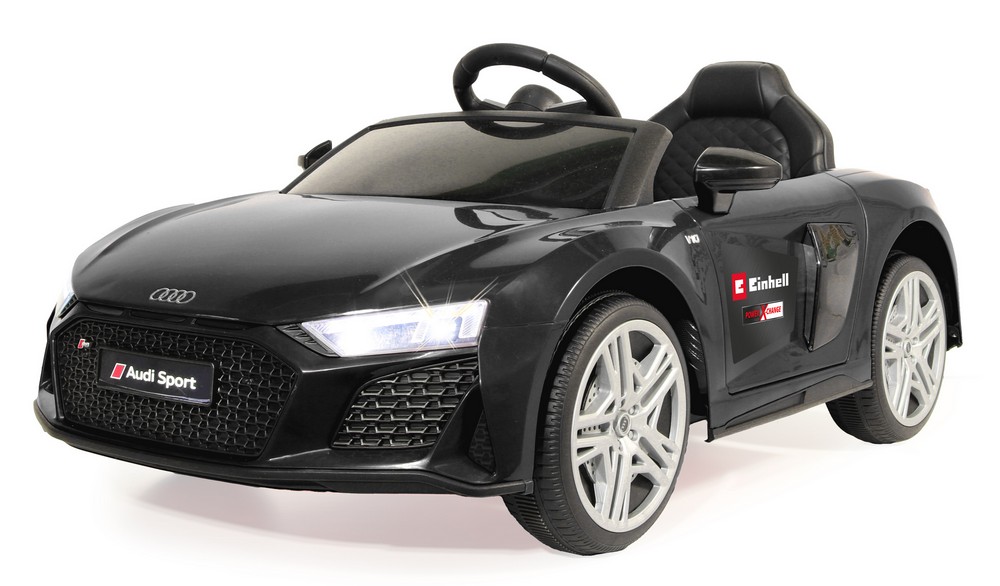 Jamara e.K. JAMARA-460916-Ride-on Audi R8 schwarz 18V Einhell Power X-Change