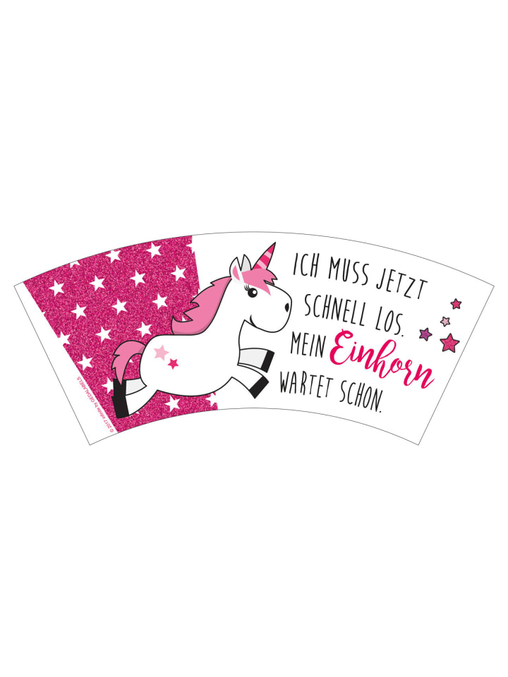 Geda Labels Kaffeebecher Einhorn Wartet schon in Pink - 300 ml günstig kaufen onesize