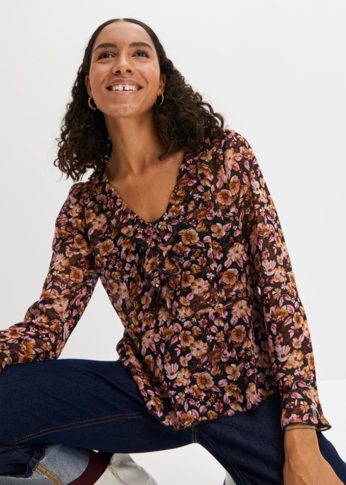 Chiffon-Bluse