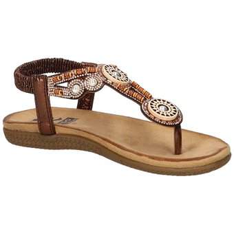 2Go Fashion Sandale in braun